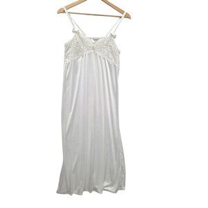 Party House White Long Nightgown Women's Size Small Petite